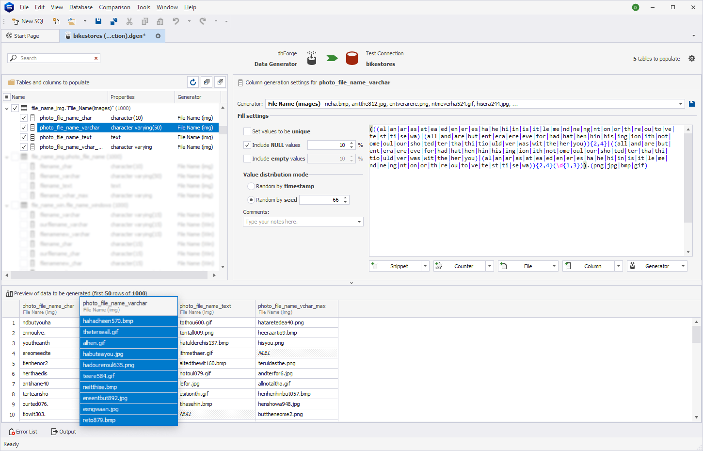 File Name (images) generator