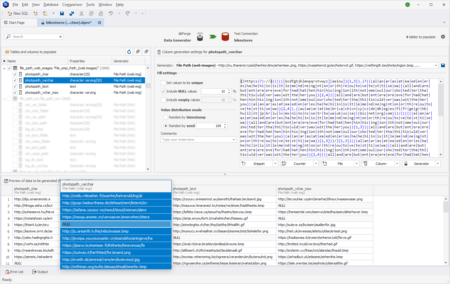 File Path (web images) generator