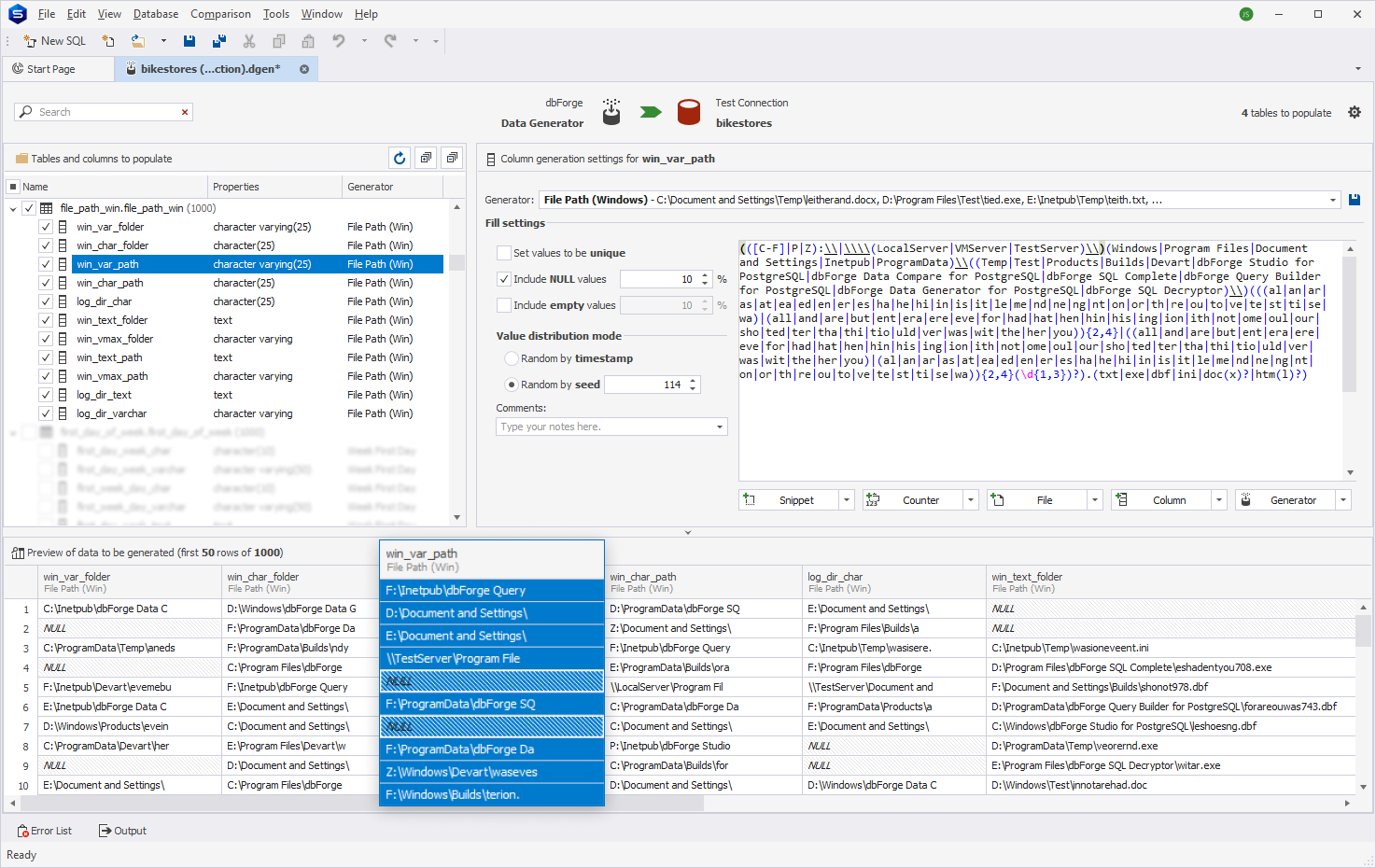 File Path (Windows) generator