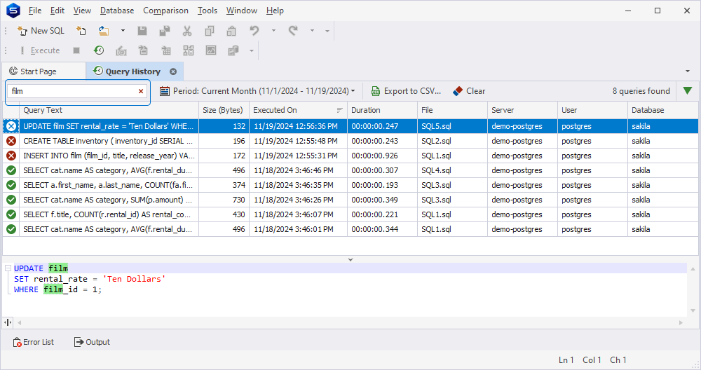 Query Search