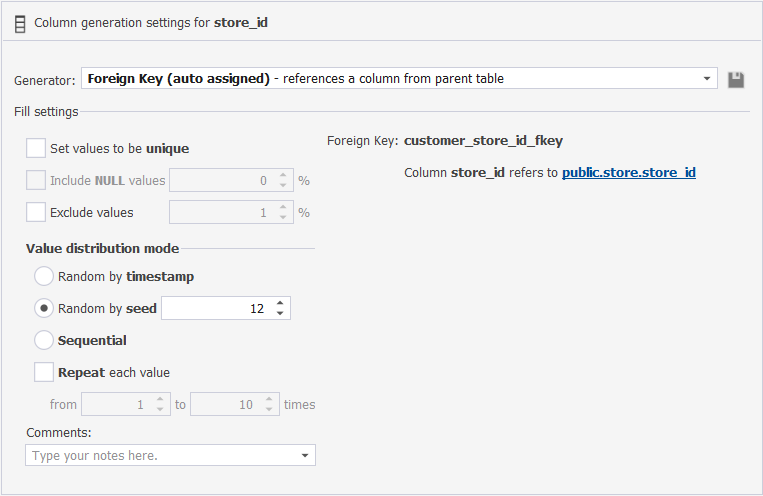 Foreign Key auto assigned generator