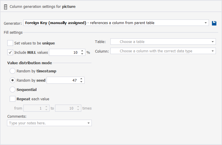 Foreign Key auto assigned generator