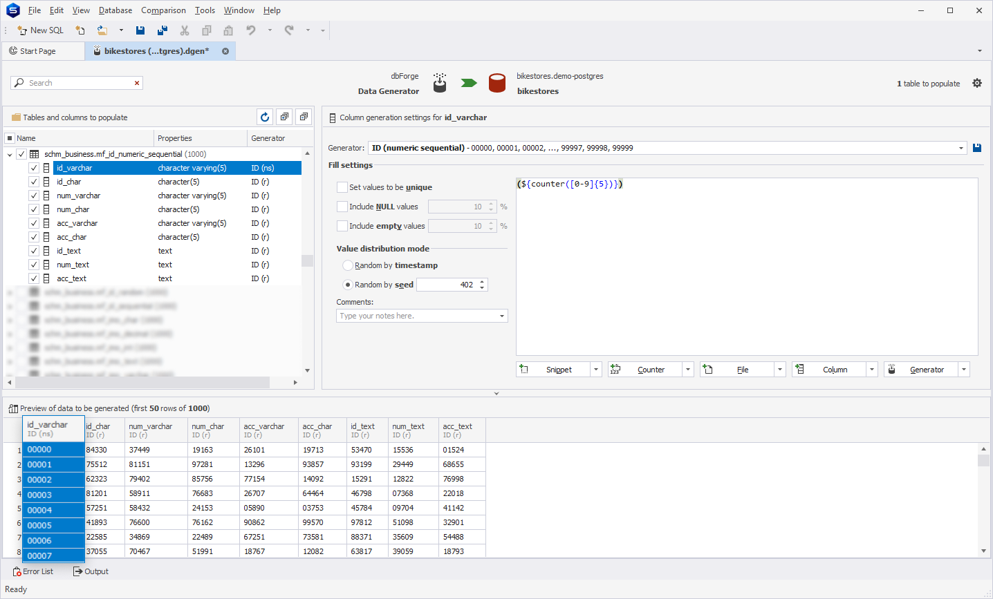 ID (numeric sequential) generator