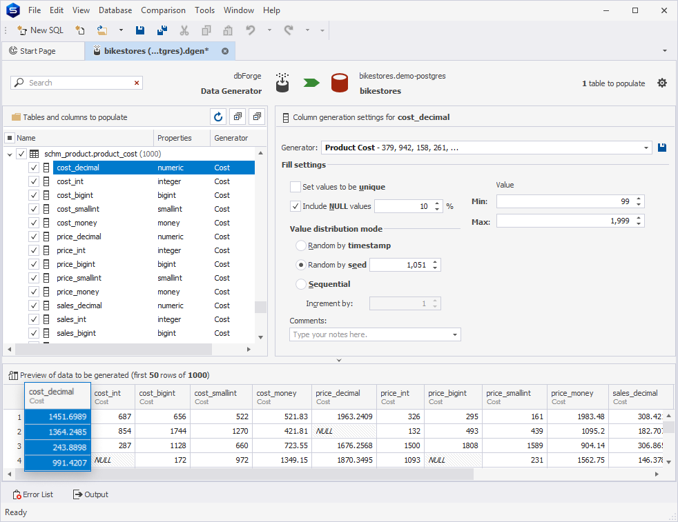 Product Category generator