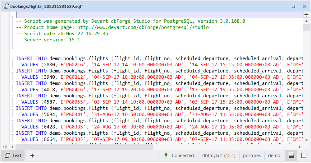 SQL Formatter for SQL Server - Progress window