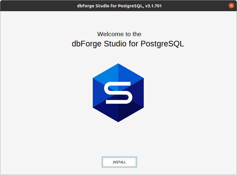 Install dbForge Studio for PostgreSQL with Wine