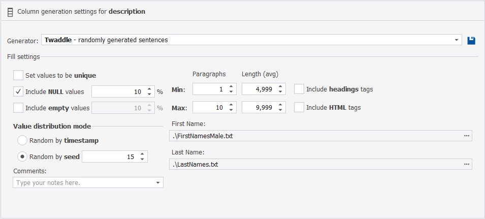Twaddle generator