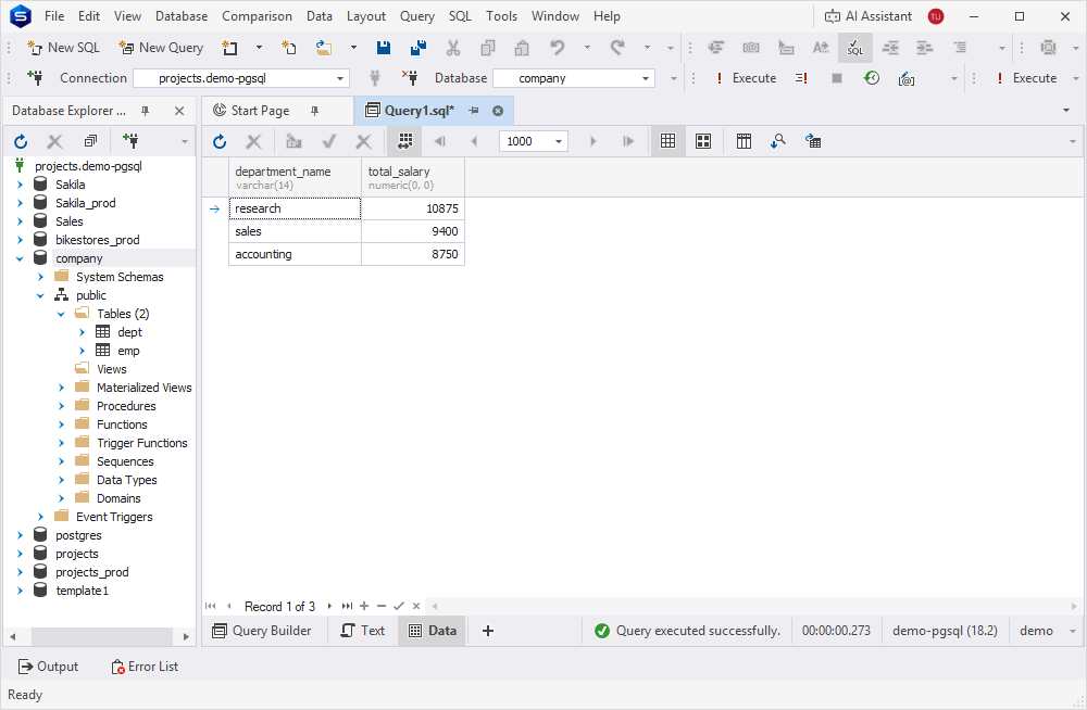 Result - Wrap to subquery