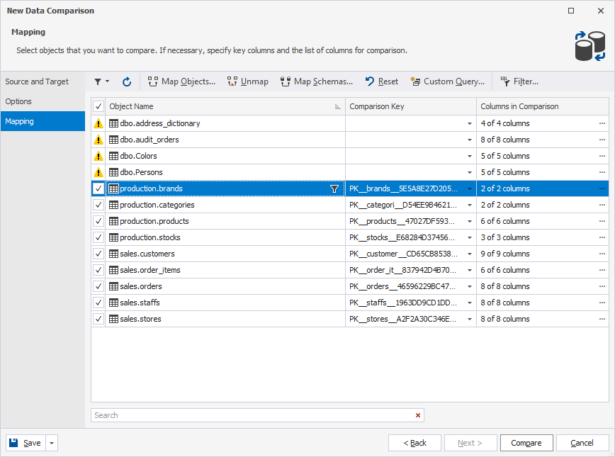 Apply a filtering condition