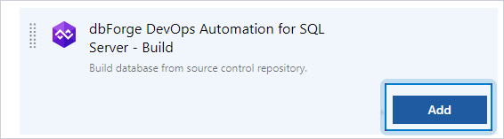 Select the Build task