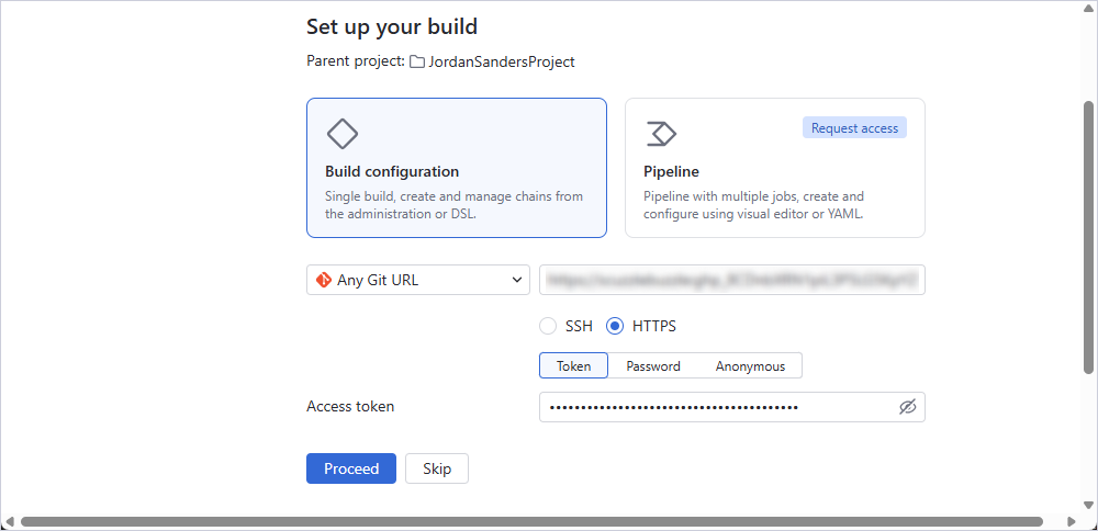 Configure the version control system settings