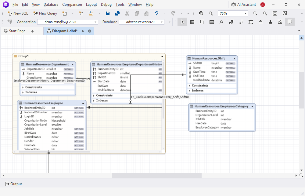 Add objects to the container