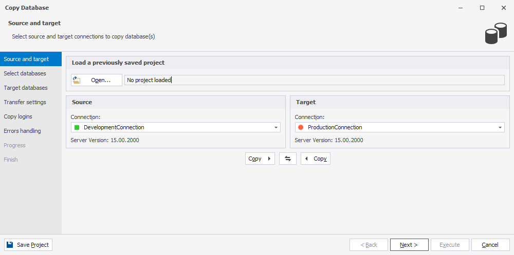 How to copy a SQL Server database