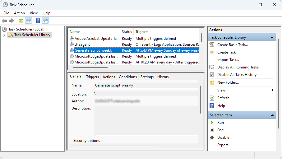 Task Creation Finished