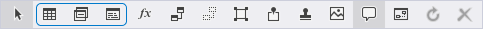 Database diagram toolbar displayed in dbForge Studio for SQL Server