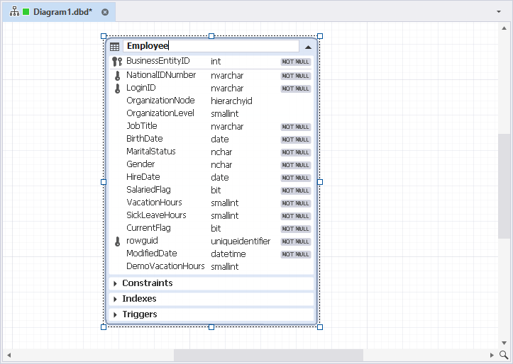 The object name field in edit mode: cursor visible next to the name