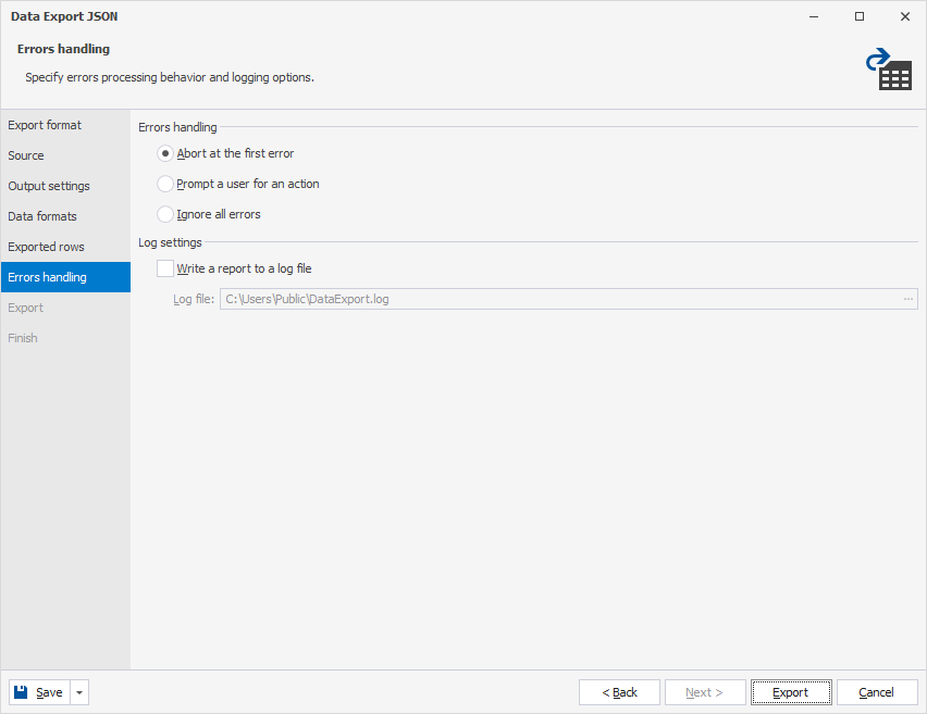 Errors Handling