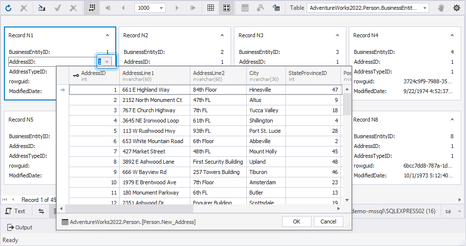 Foreign key lookup