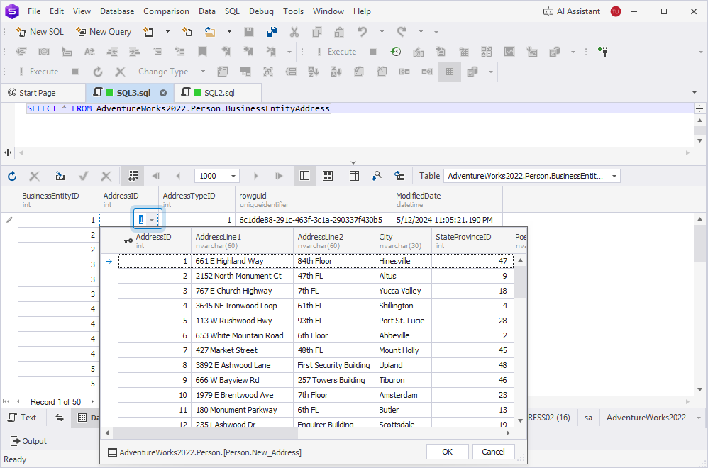 Foreign key lookup