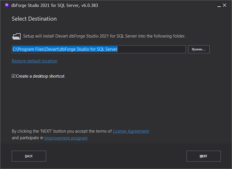 How to install dbForge Studio for SQL Server
