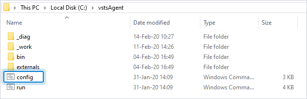 Run the configuration file from the command line