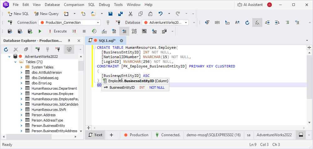 View information for the object with the green plus