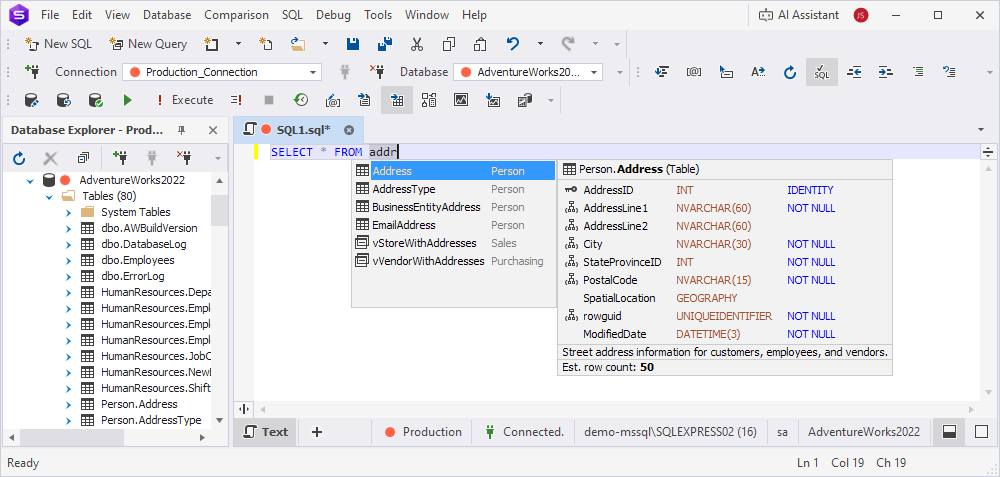 Prefix suggestions