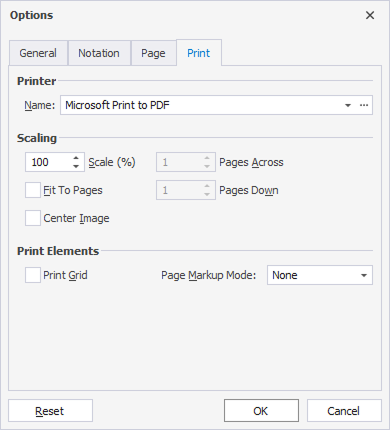 Print Options