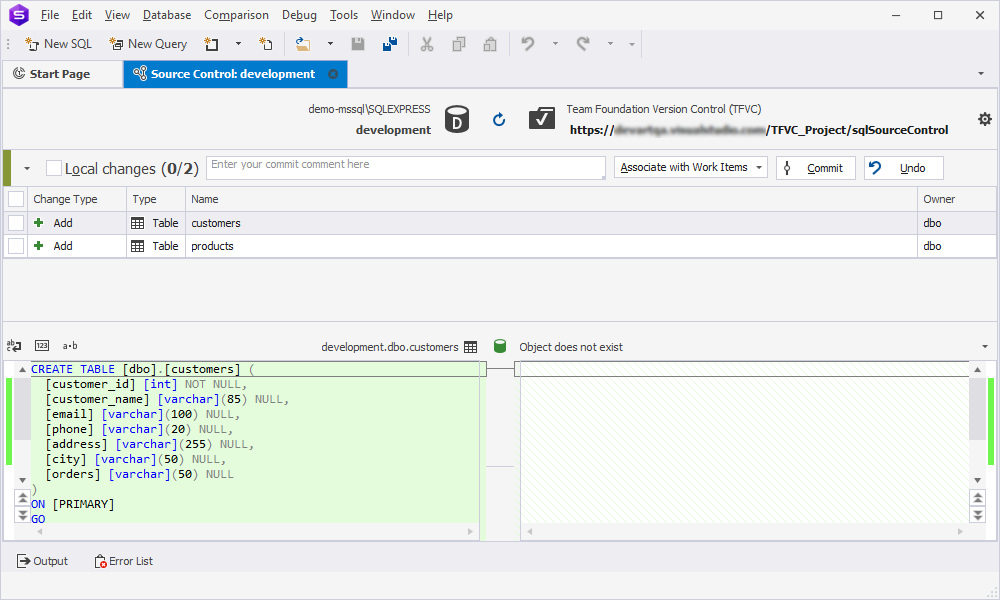 Database successfully linked