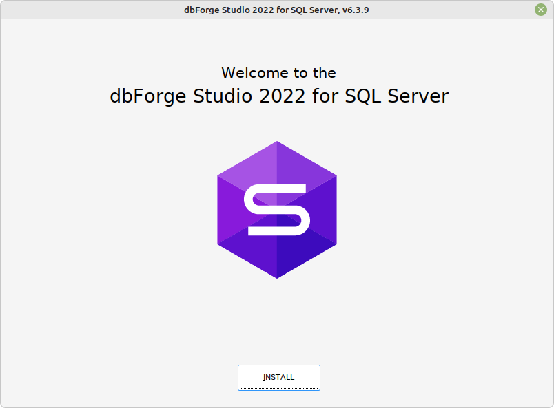 dbForge Studio for SQL installation wizard