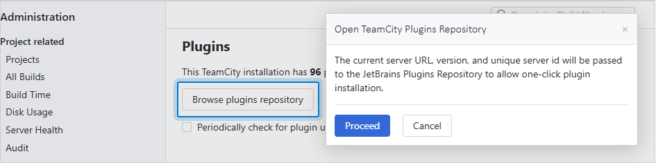 Browse the plugins repository