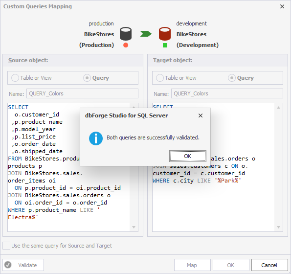 Custom Queries Mapping