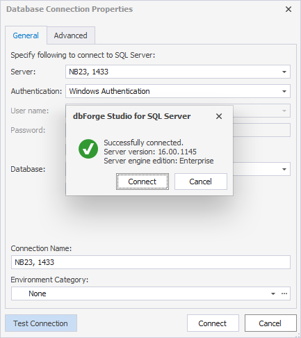 Verify the encrypted connection