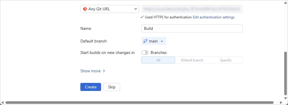 Verify the version control system settings