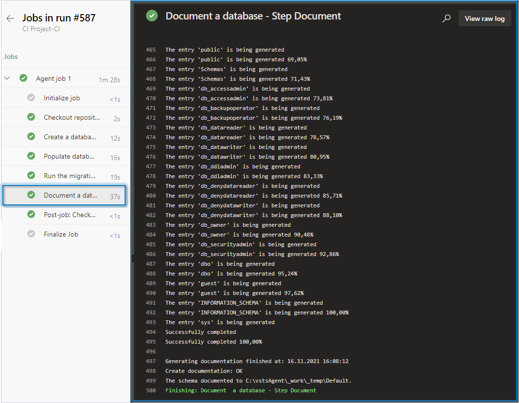 Verify the configuration