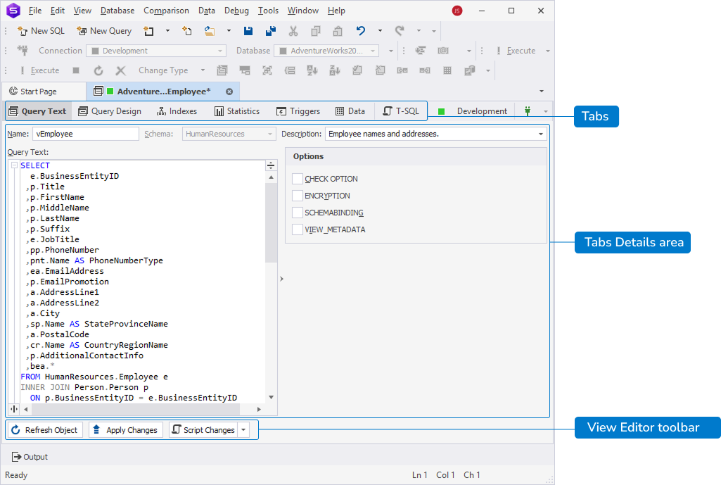 View Editor