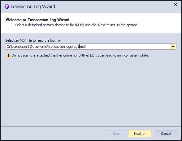 Reading Transaction Logs