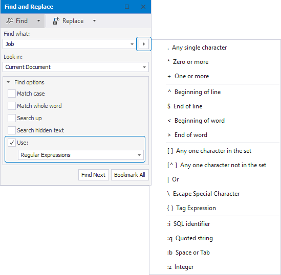 Regular Expressions