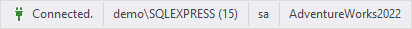 Status bar