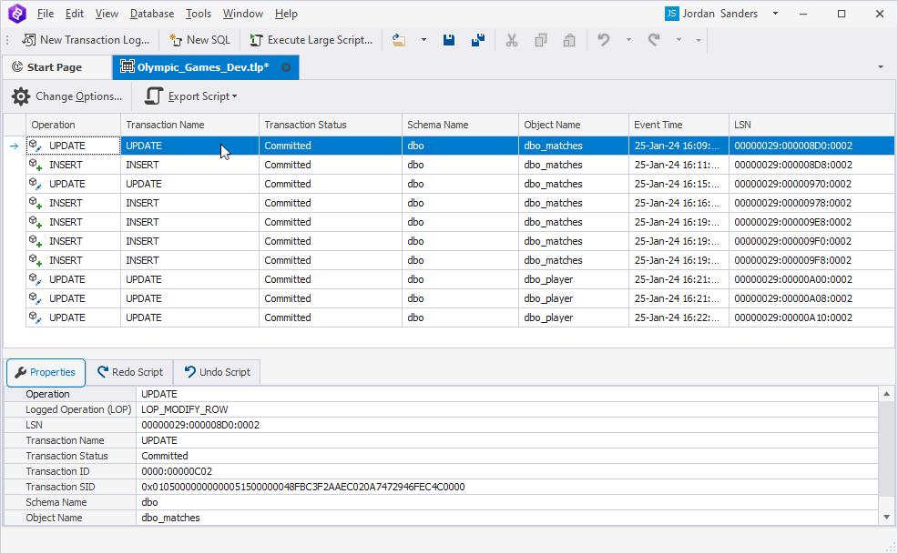 Transaction Properties