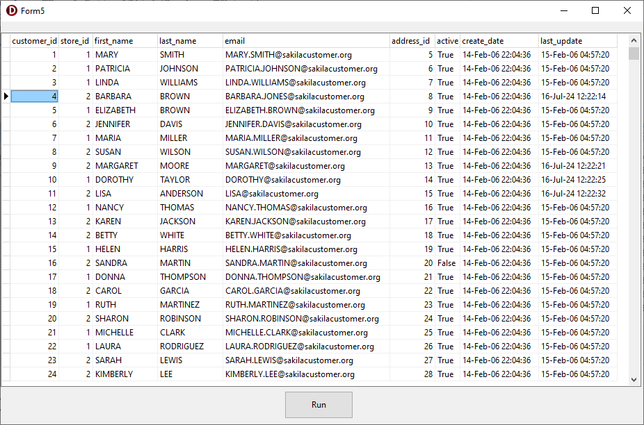 SSL Execute the query