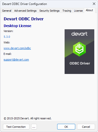 ODBC Driver OEM license on remote client's computer