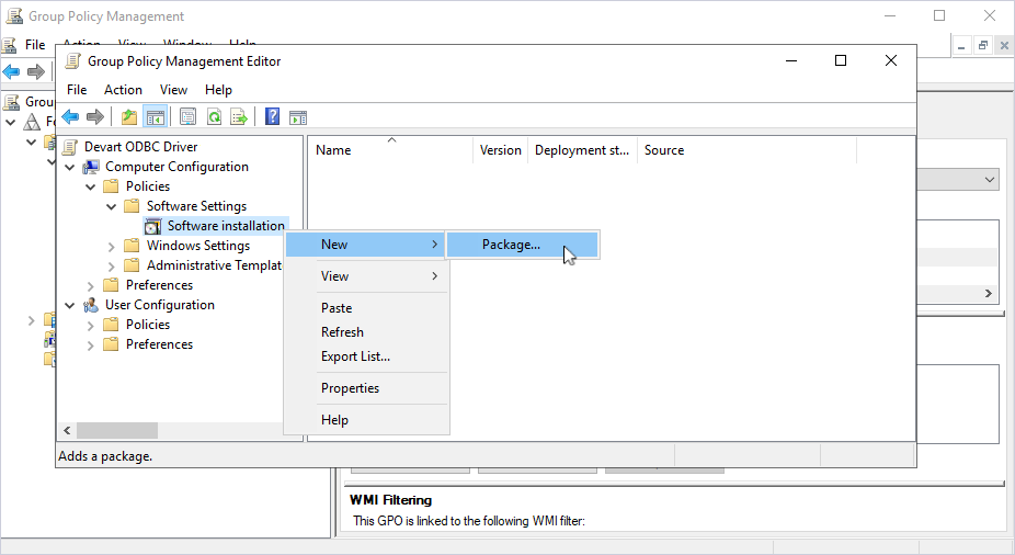 Creating a New Package