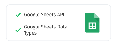 Features - ODBC Driver for Google Sheets