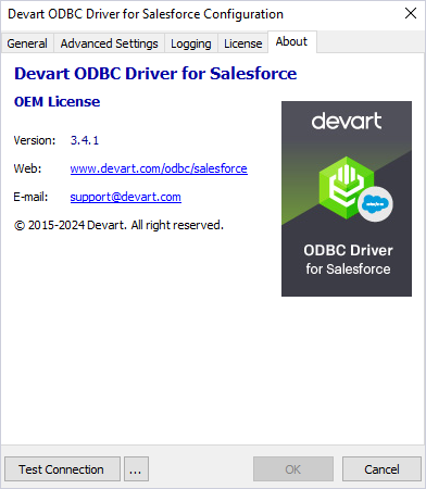 ODBC Driver OEM license on remote client's computer