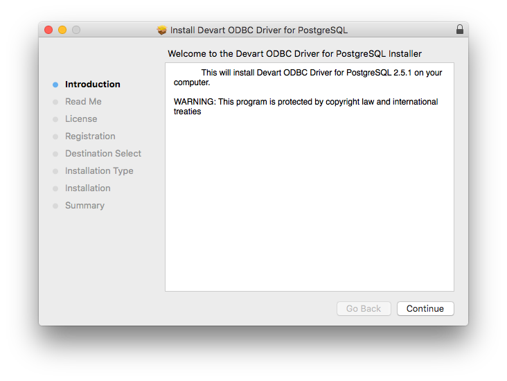 install postgresql odbc driver mac