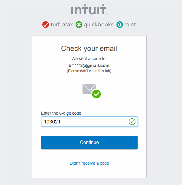 6-digits code verification