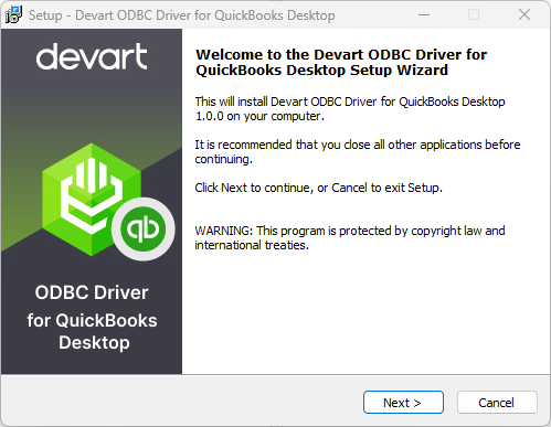 Windows 8 QuickBooks Desktop ODBC Driver by Devart full