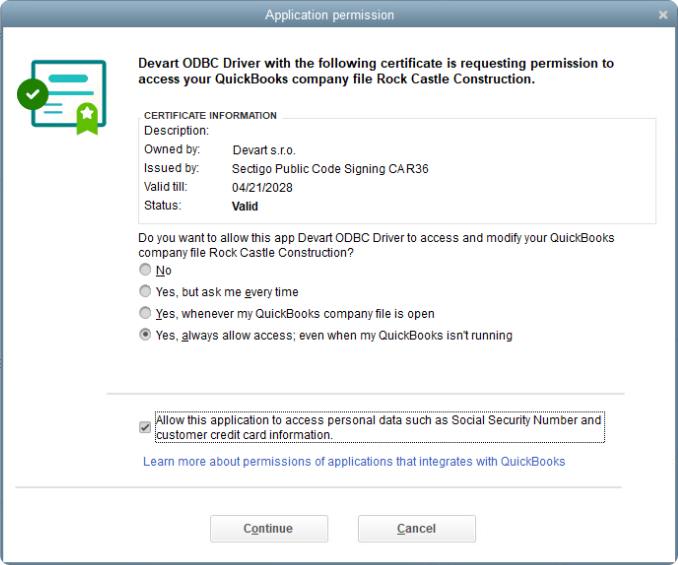 Define permission levels