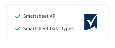 Smartsheet compatibility